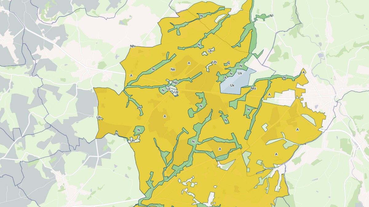 Aperçu cartographique de Périgny, centré sur la commune