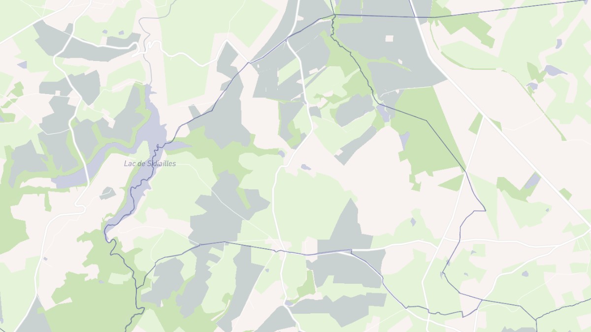 Aperçu cartographique de Saint-Éloy-d'Allier, centré sur la commune