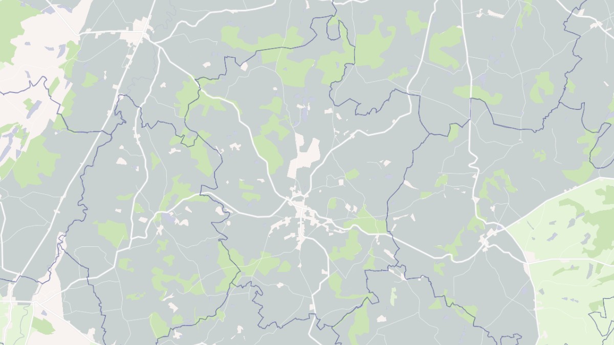 Aperçu cartographique de Saint-Léon, centré sur la commune