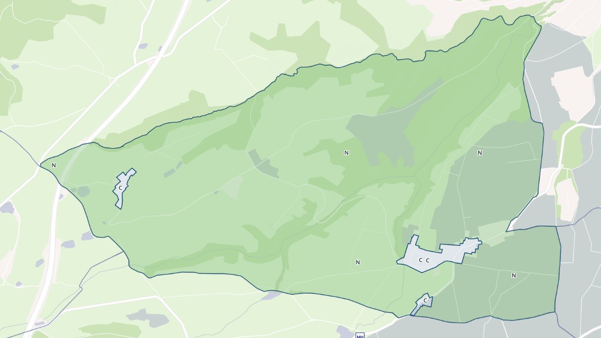 Aperçu cartographique de Saint-Priest-d'Andelot, centré sur la commune