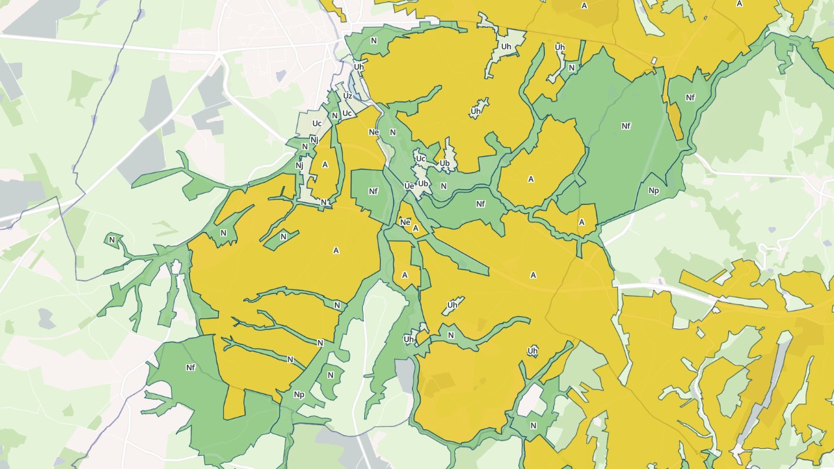Aperçu cartographique de Saint-Prix, centré sur la commune