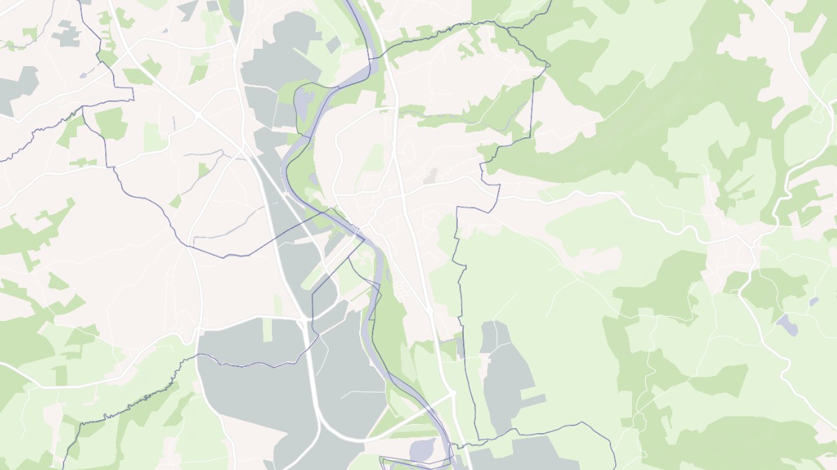 Aperçu cartographique de Saint-Yorre, centré sur la commune