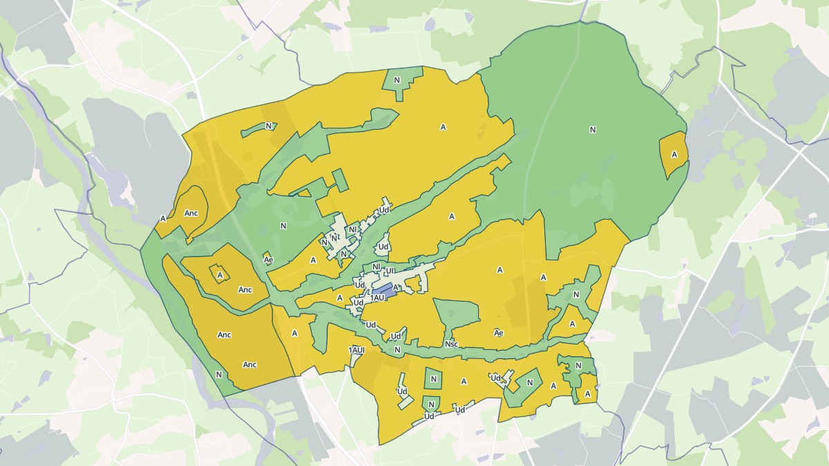 Aperçu cartographique de Trévol, centré sur la commune