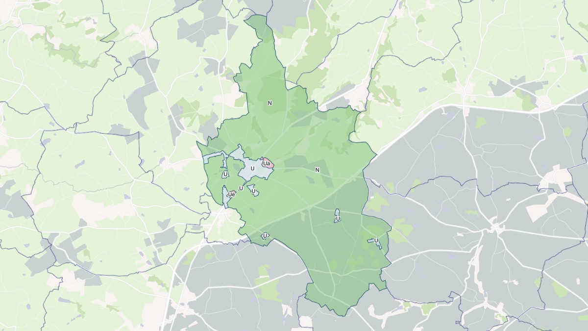 Aperçu cartographique de Tronget, centré sur la commune