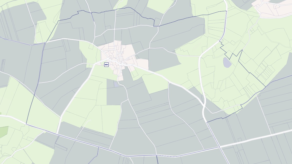 Aperçu cartographique de Valignat, centré sur la commune