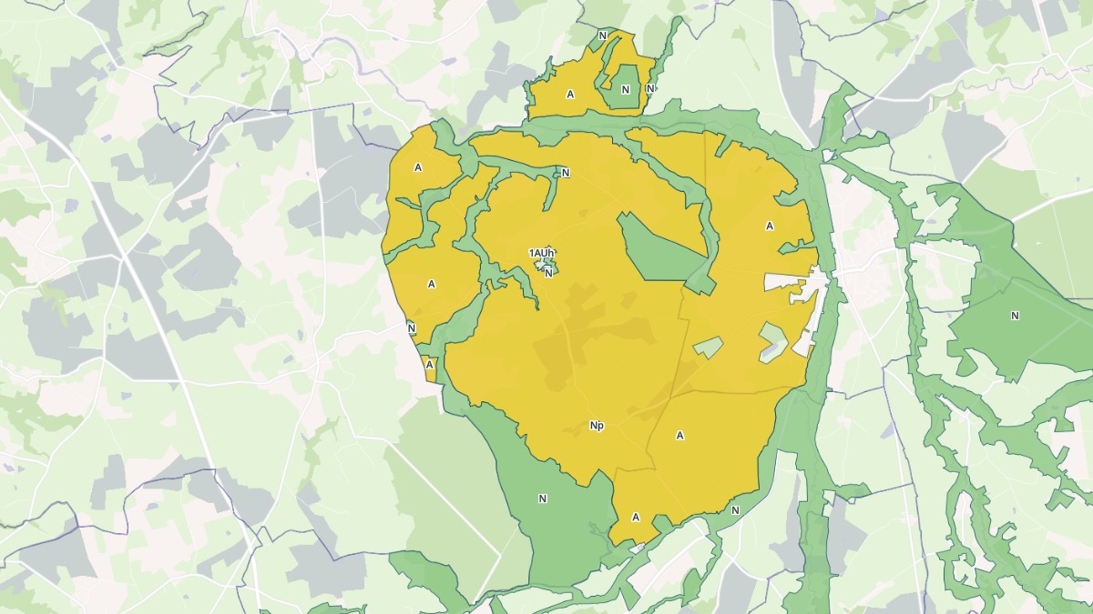 Aperçu cartographique de Venas, centré sur la commune
