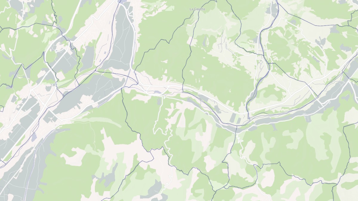 Aperçu cartographique de Malijai, centré sur la commune