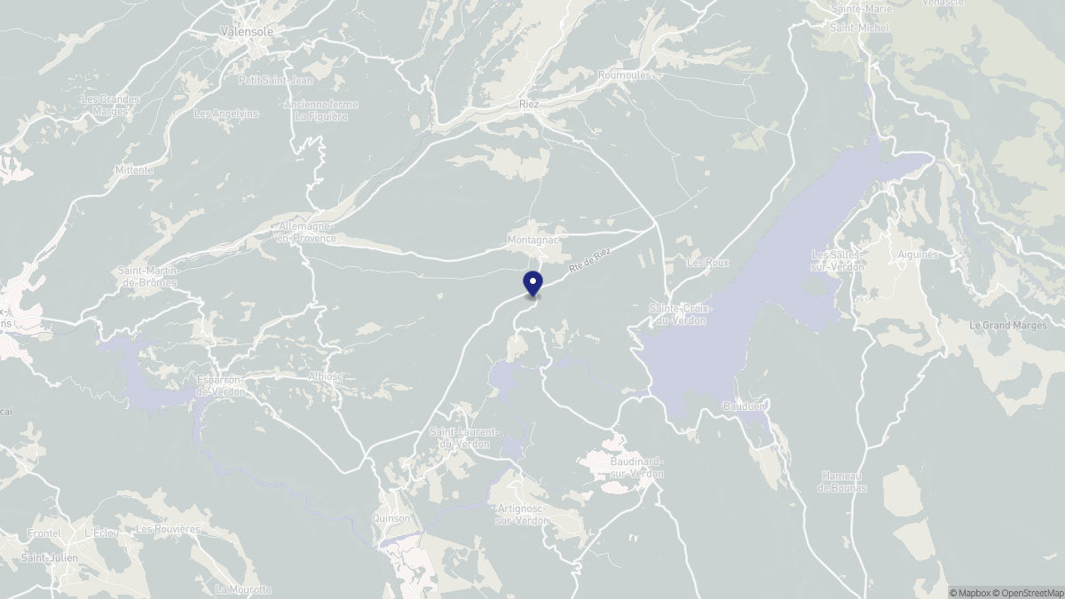 Aperçu cartographique de Montagnac-Montpezat, centré sur la commune