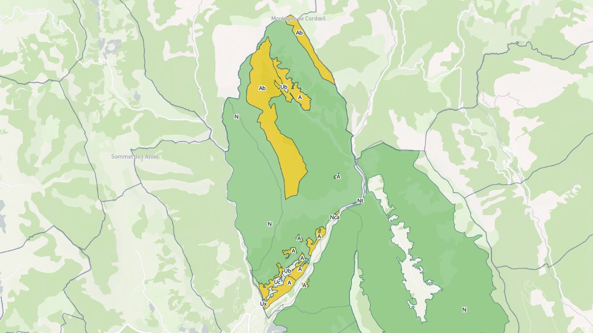 Aperçu cartographique de La Mure-Argens, centré sur la commune