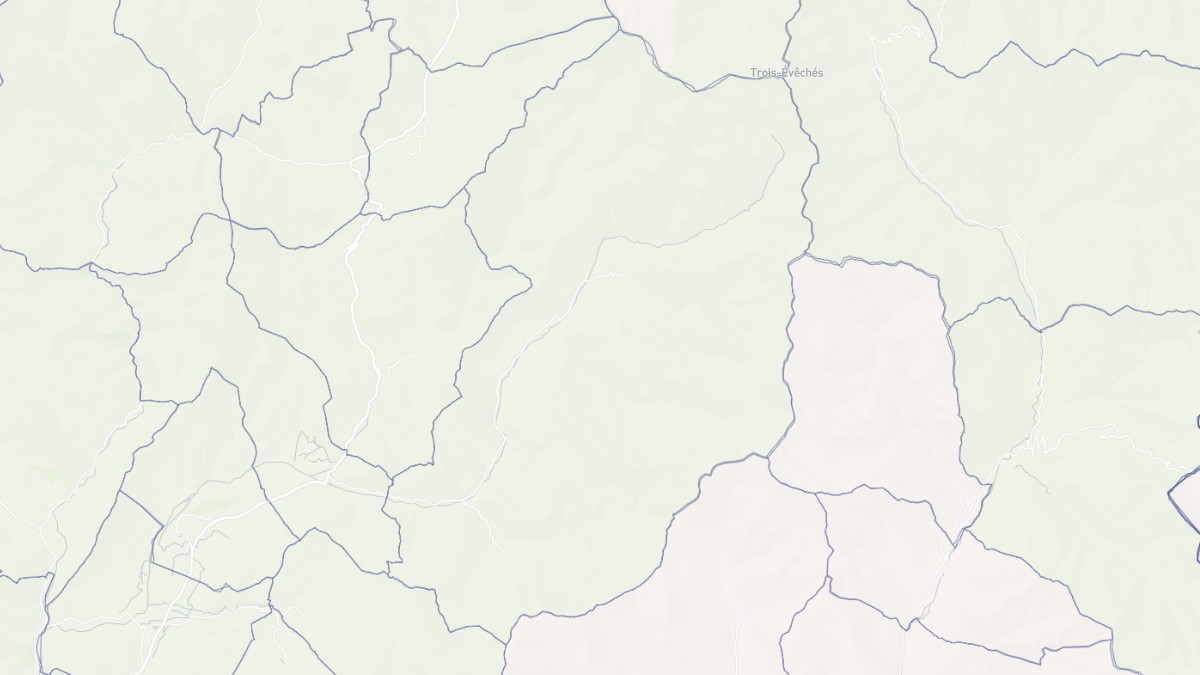Aperçu cartographique de Prads-Haute-Bléone, centré sur la commune