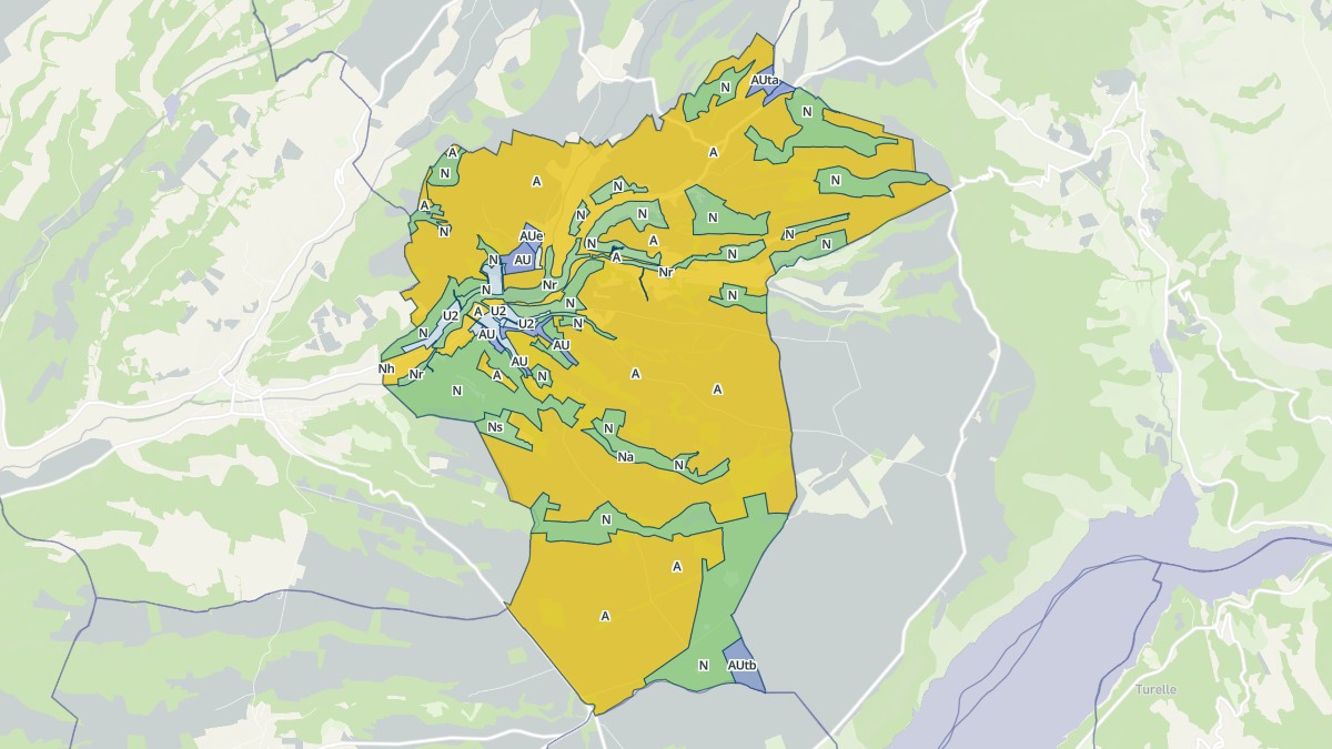 Aperçu cartographique de Roumoules, centré sur la commune