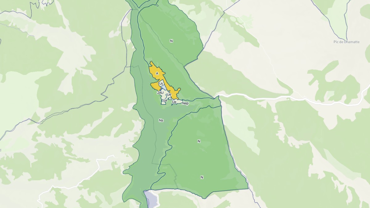 Aperçu cartographique de Saint-Julien-du-Verdon, centré sur la commune