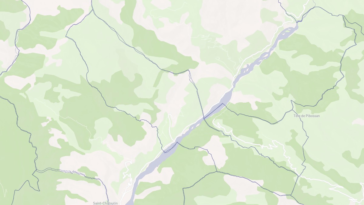 Aperçu cartographique de Sausses, centré sur la commune