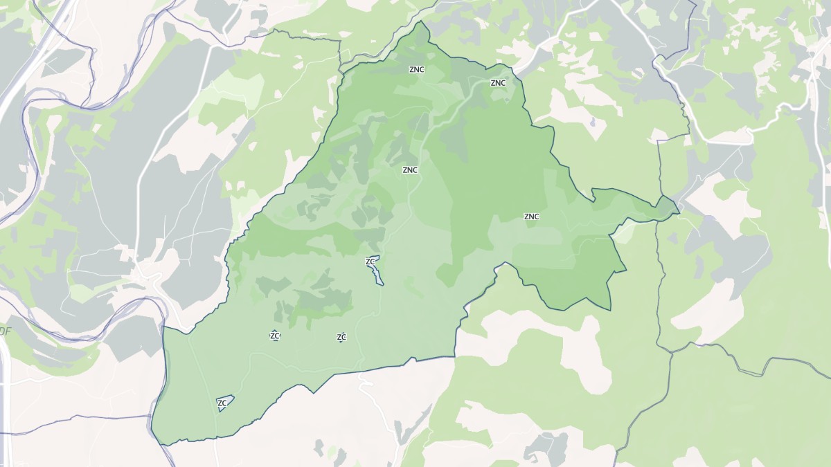 Aperçu cartographique de Sigoyer, centré sur la commune