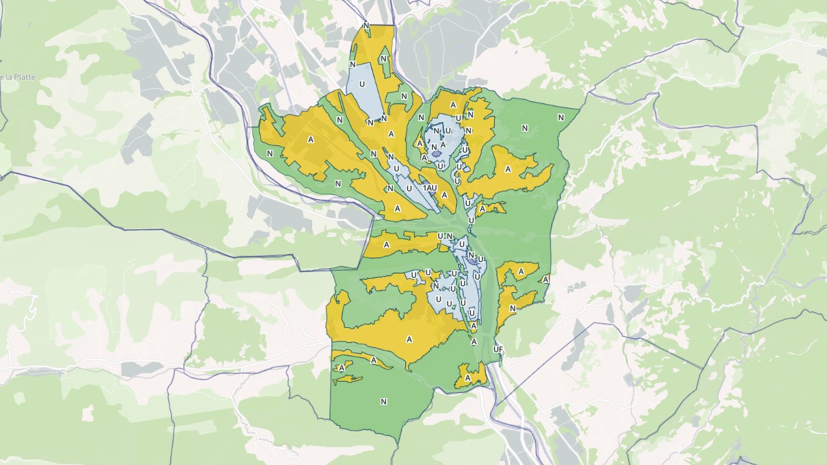 Aperçu cartographique de Sisteron, centré sur la commune