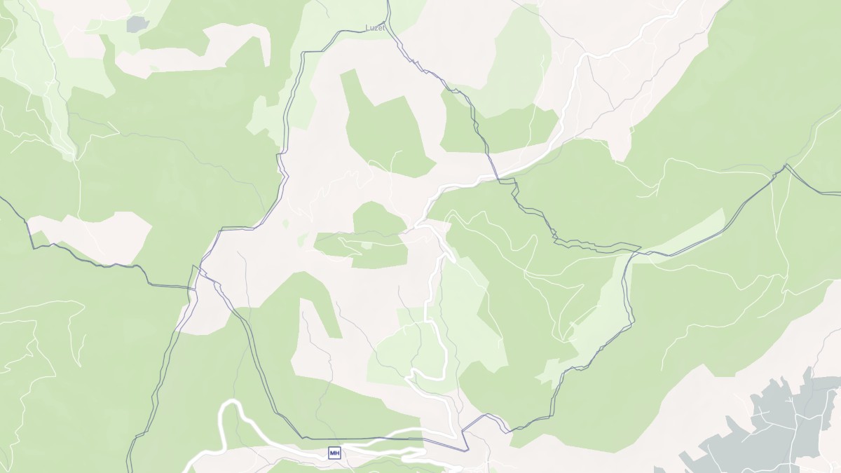 Aperçu cartographique de La Haute-Beaume, centré sur la commune
