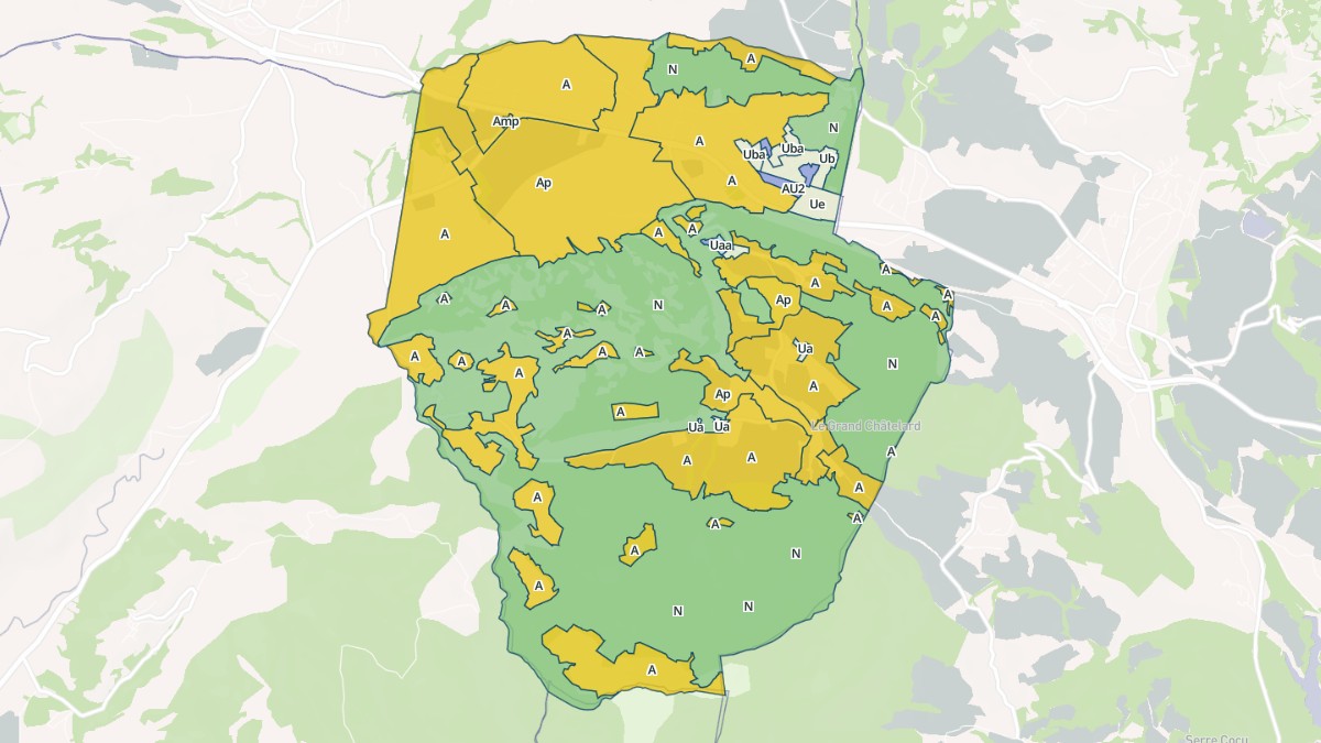 Aperçu cartographique de Montgardin, centré sur la commune