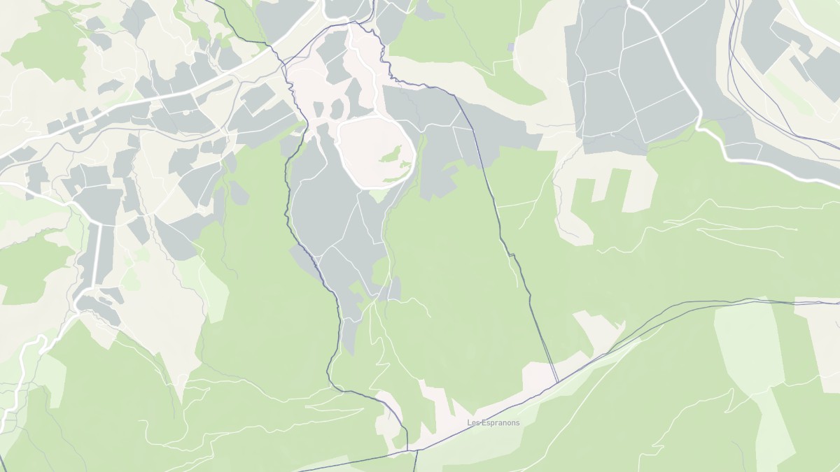 Aperçu cartographique de Nossage-et-Bénévent, centré sur la commune