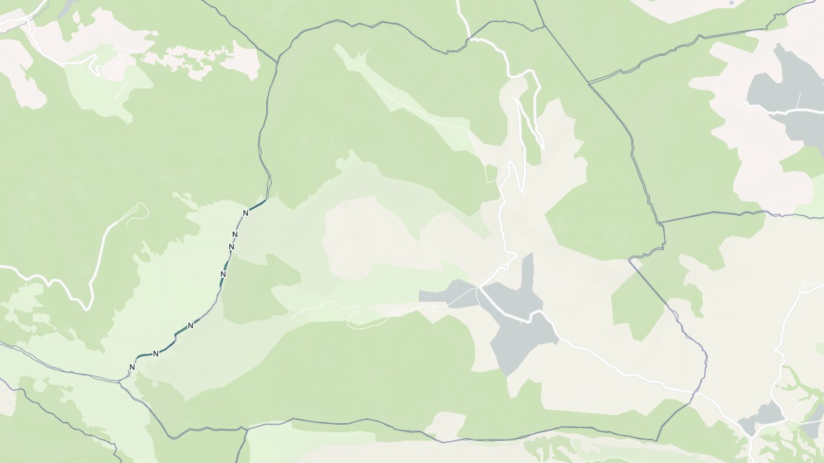 Aperçu cartographique de La Piarre, centré sur la commune