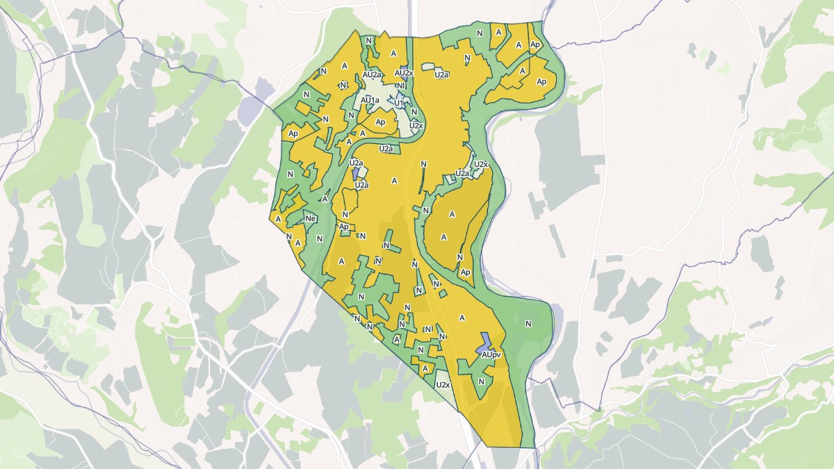 Aperçu cartographique de Le Poët, centré sur la commune