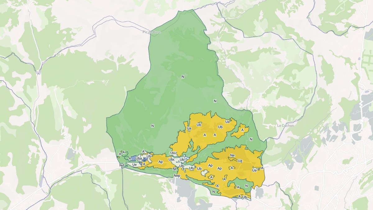 Aperçu cartographique de La Roche-des-Arnauds, centré sur la commune