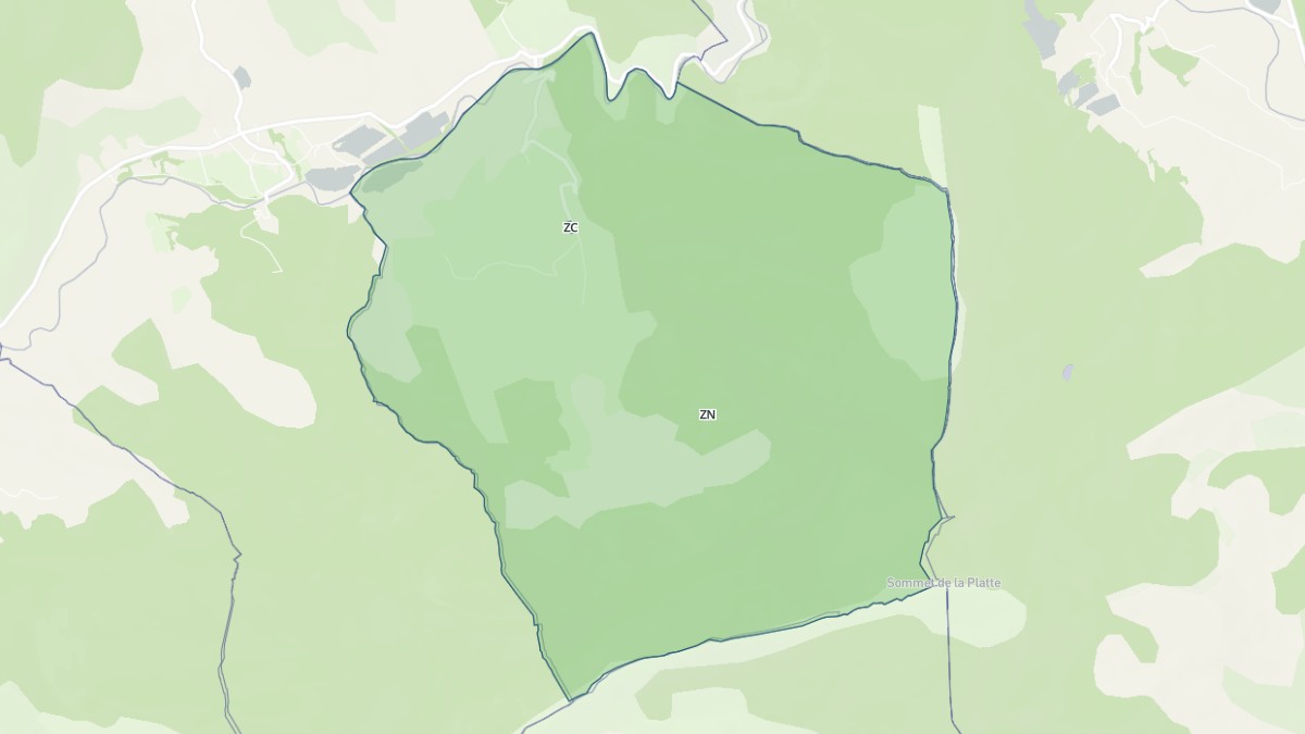 Aperçu cartographique de Saint-Pierre-Avez, centré sur la commune