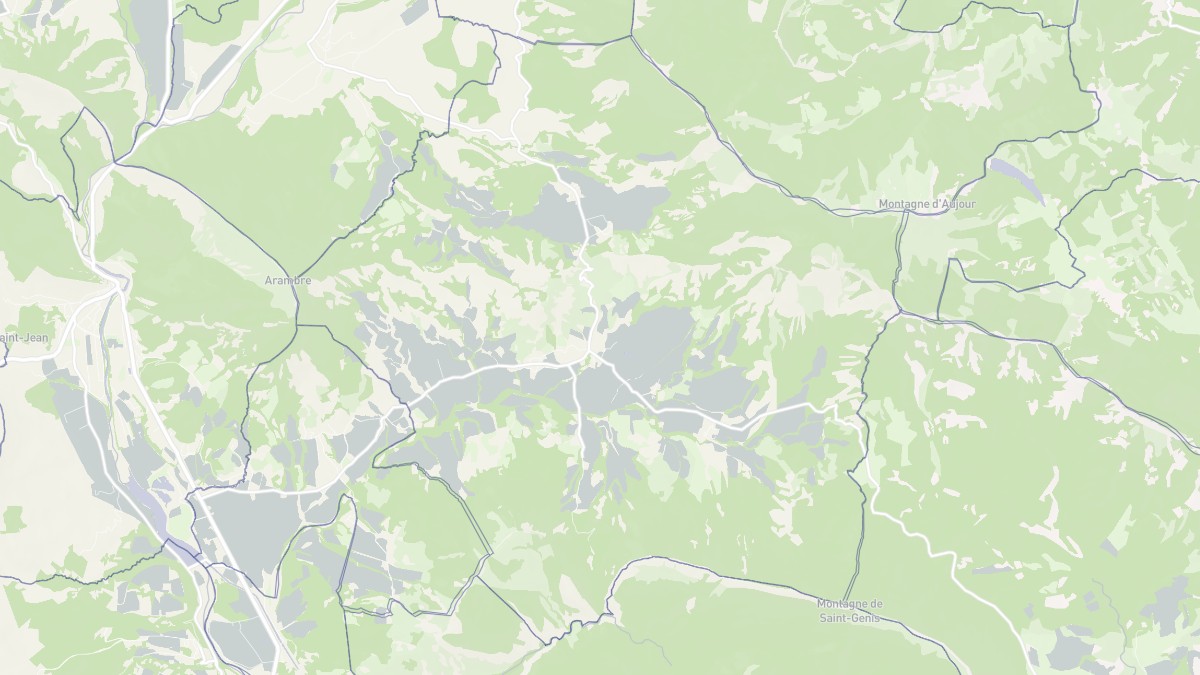 Aperçu cartographique de Savournon, centré sur la commune