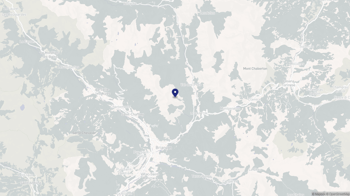 Aperçu cartographique de Val-des-Prés, centré sur la commune