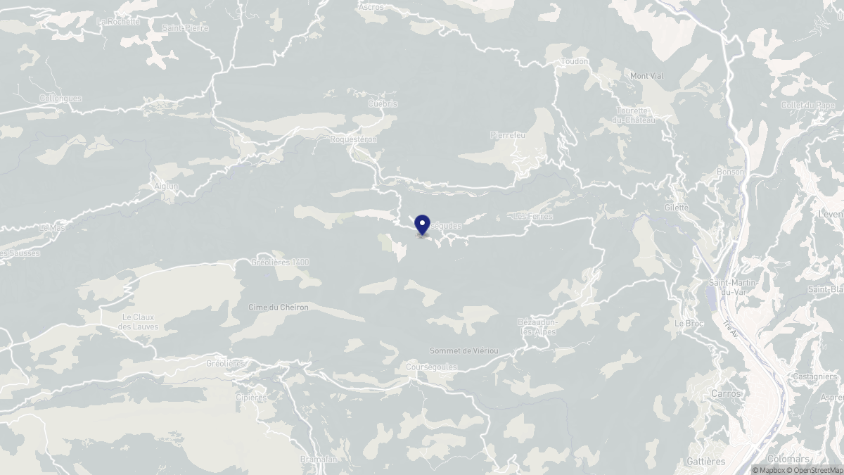 Aperçu cartographique de Conségudes, centré sur la commune