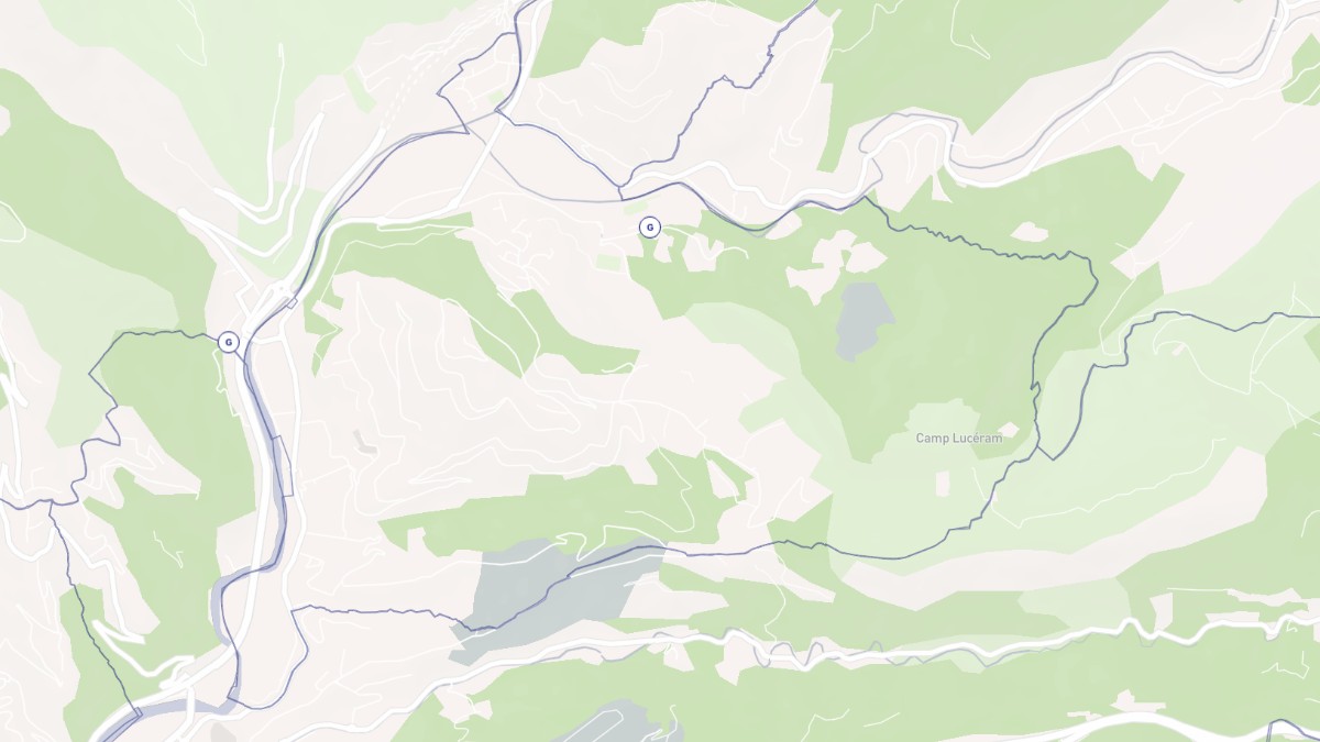 Aperçu cartographique de Drap, centré sur la commune