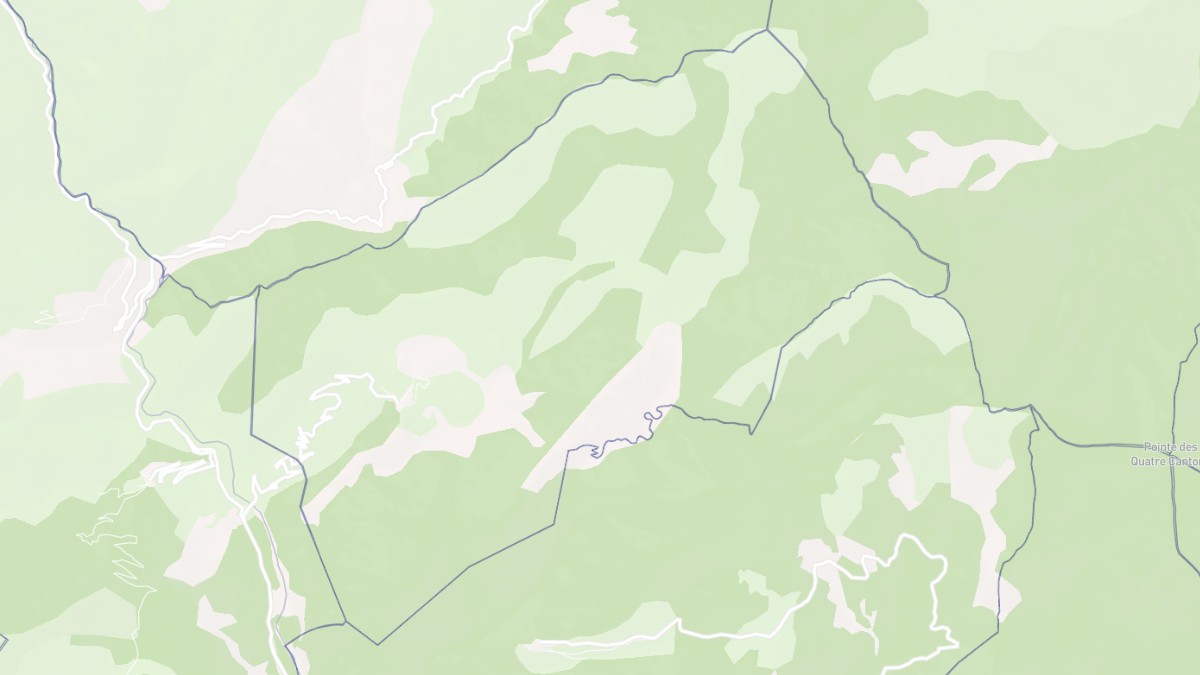 Aperçu cartographique de Lieuche, centré sur la commune