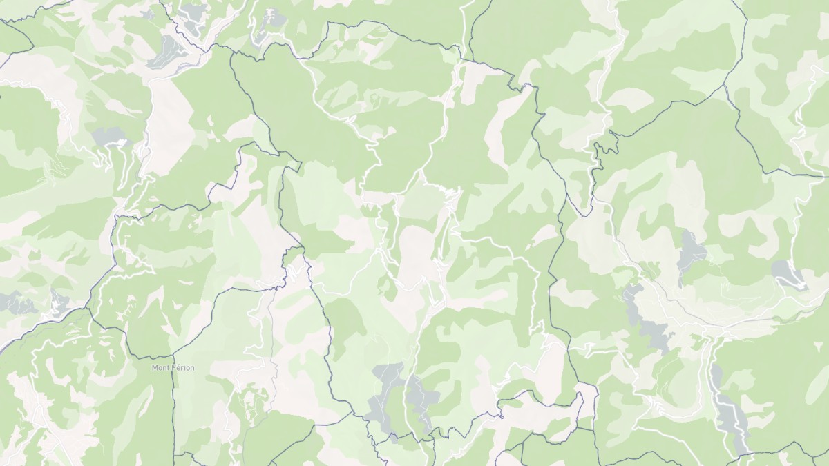 Aperçu cartographique de Lucéram, centré sur la commune