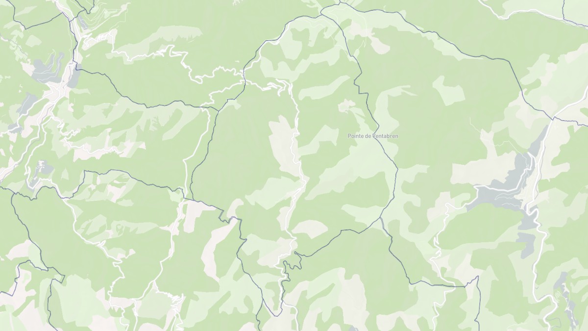Aperçu cartographique de Moulinet, centré sur la commune