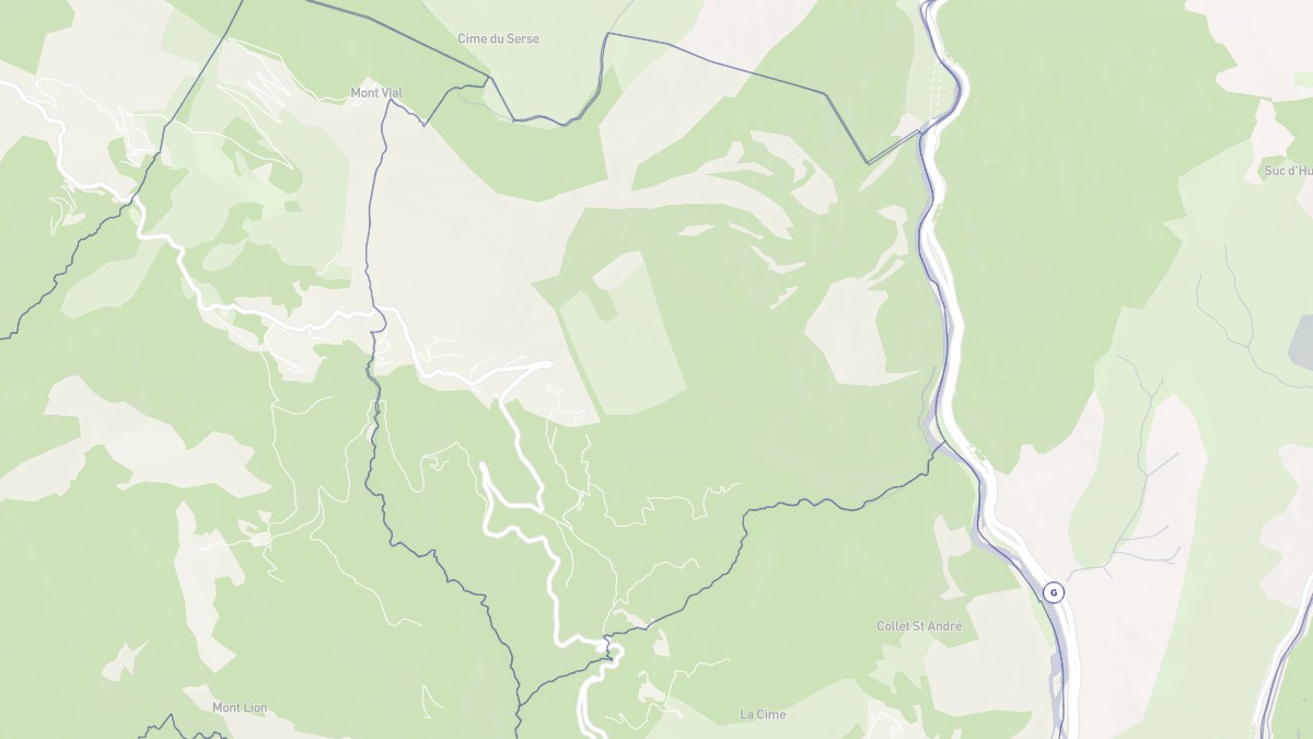 Aperçu cartographique de Revest-les-Roches, centré sur la commune