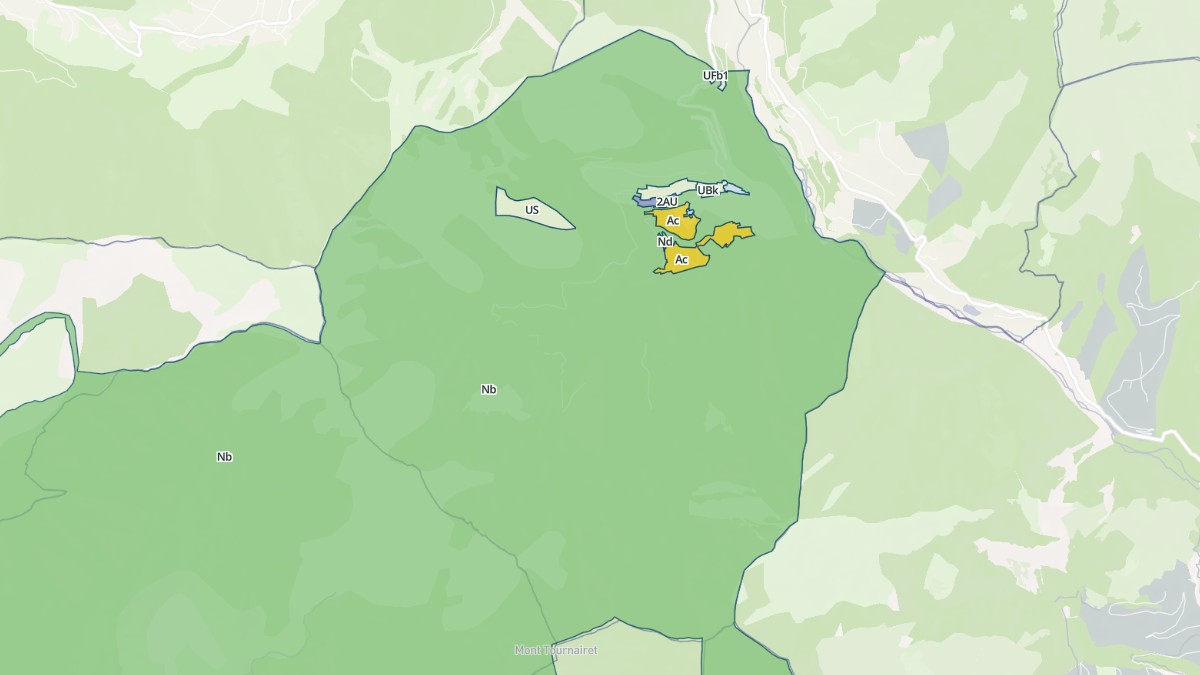 Aperçu cartographique de Venanson, centré sur la commune