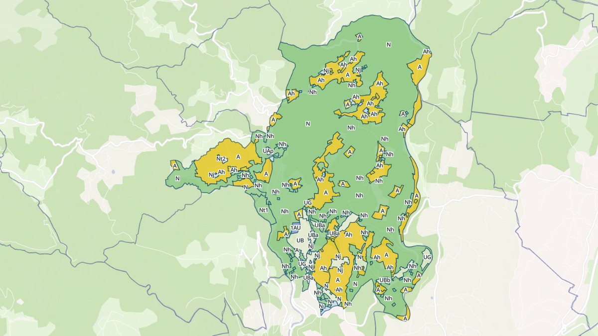 Aperçu cartographique de Chassiers, centré sur la commune