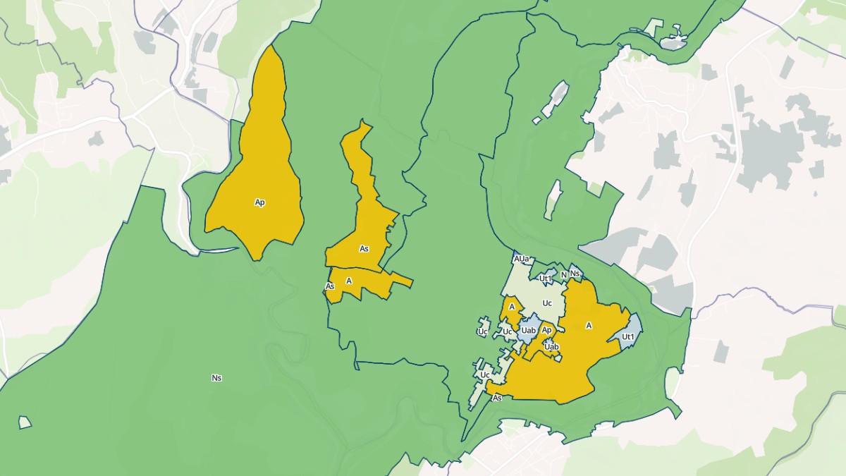 Aperçu cartographique de Chauzon, centré sur la commune