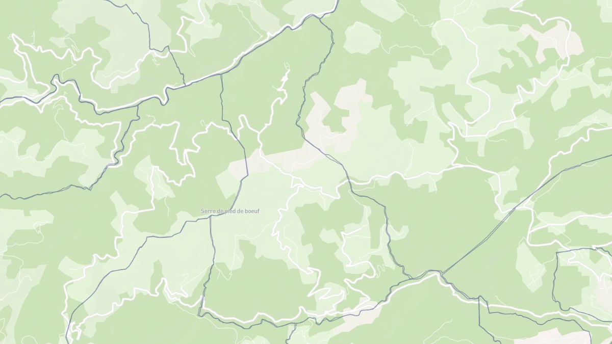 Aperçu cartographique de Creysseilles, centré sur la commune