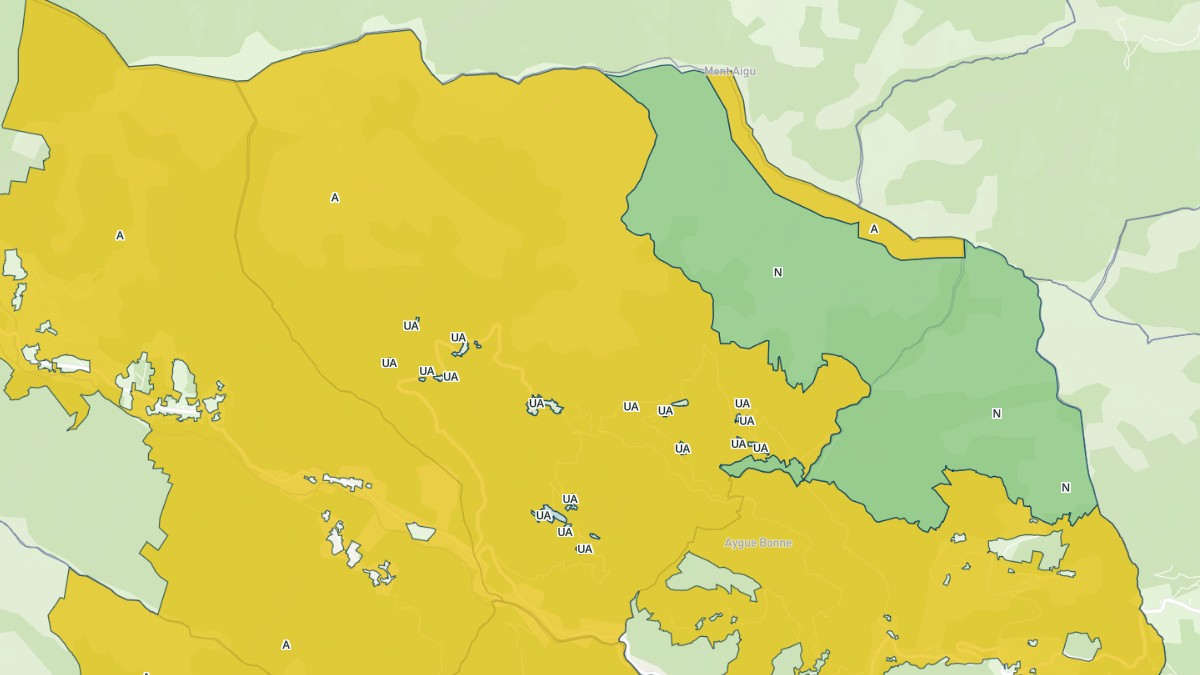 Aperçu cartographique de Laboule, centré sur la commune