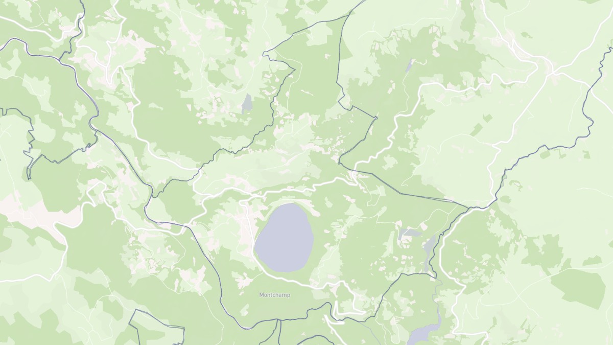 Aperçu cartographique de Le Lac-d'Issarlès, centré sur la commune
