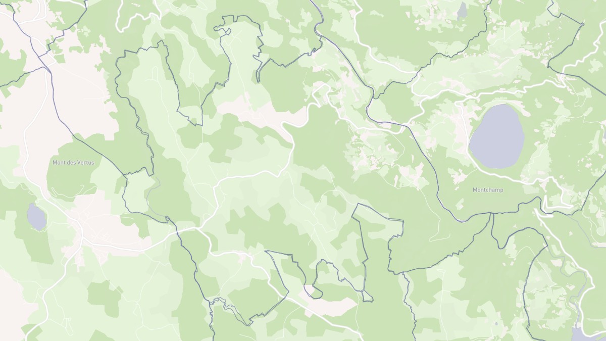 Aperçu cartographique de Lachapelle-Graillouse, centré sur la commune