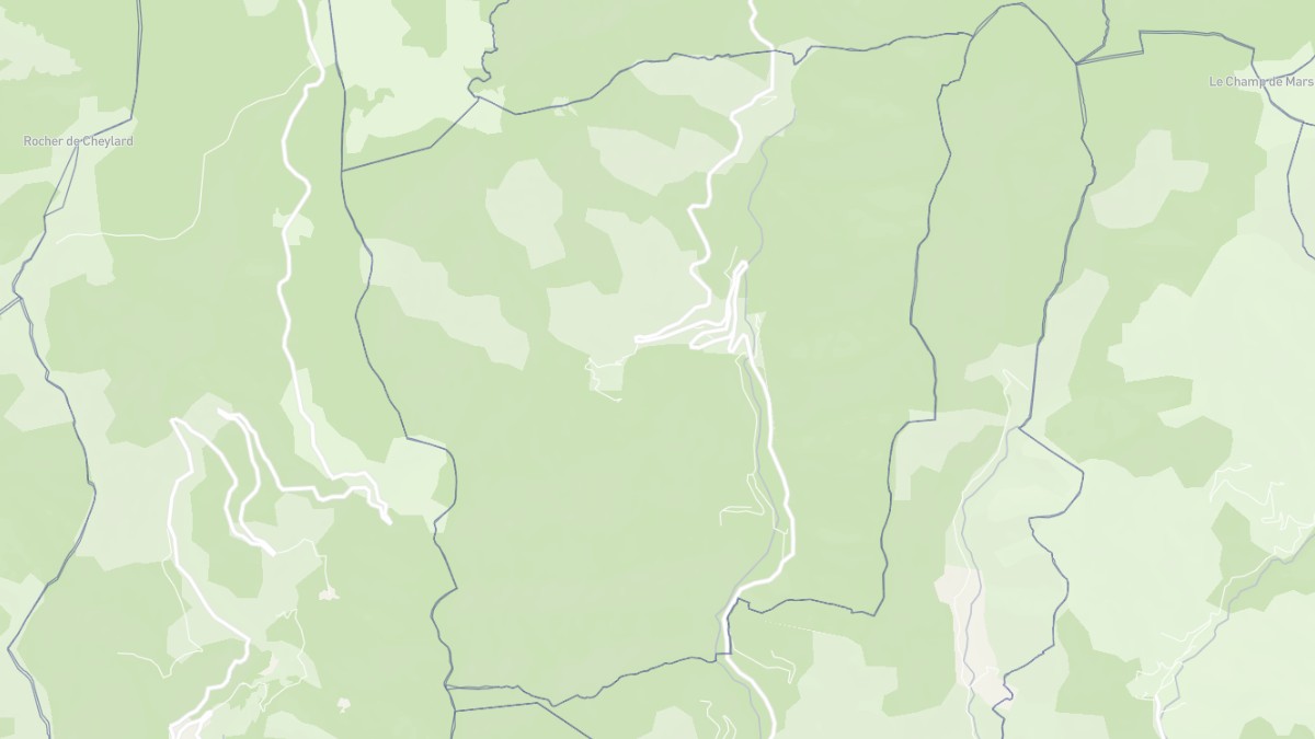 Aperçu cartographique de Laviolle, centré sur la commune