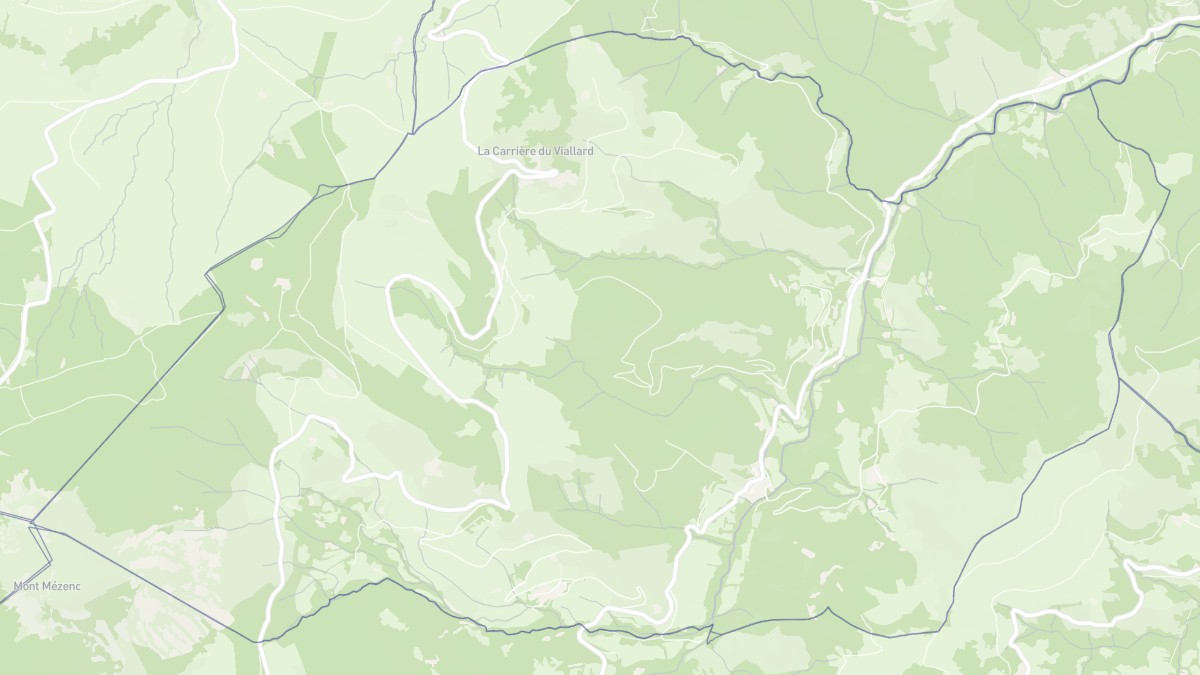 Aperçu cartographique de La Rochette, centré sur la commune
