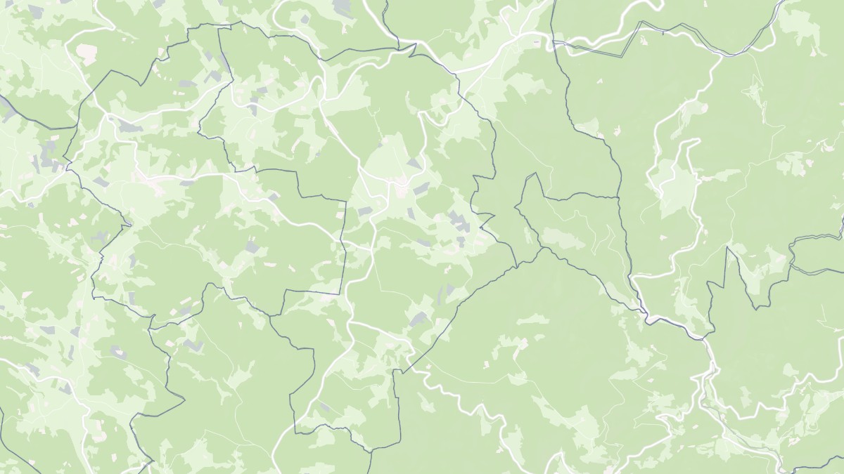 Aperçu cartographique de Saint-André-en-Vivarais, centré sur la commune