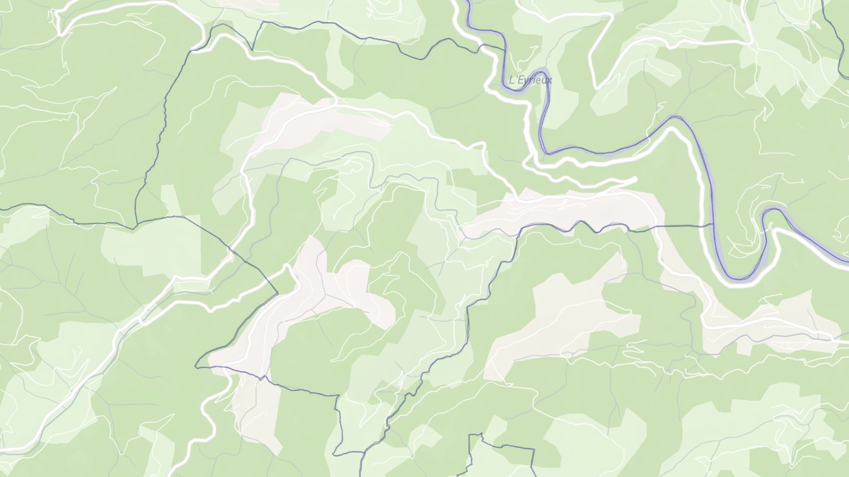 Aperçu cartographique de Saint-Barthélemy-le-Meil, centré sur la commune