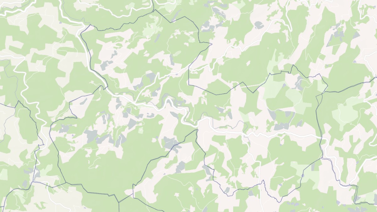 Aperçu cartographique de Saint-Barthélemy-Grozon, centré sur la commune
