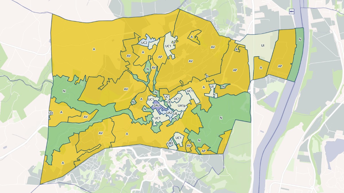 Aperçu cartographique de Saint-Désirat, centré sur la commune