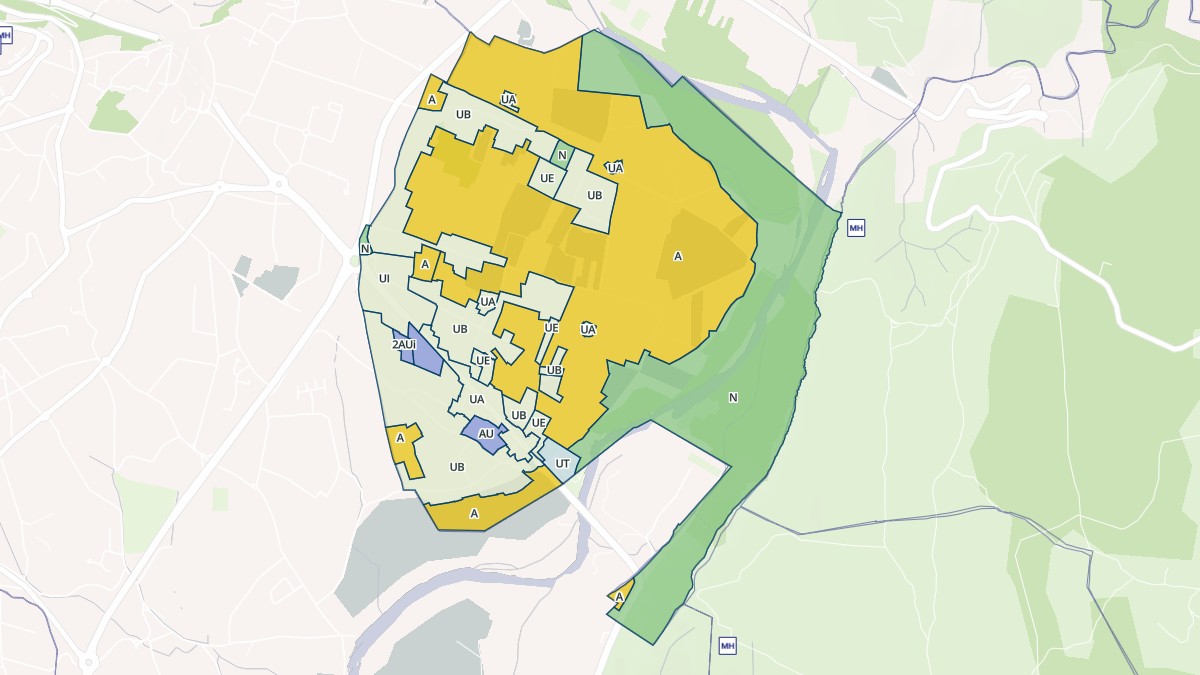 Aperçu cartographique de Saint-Didier-sous-Aubenas, centré sur la commune