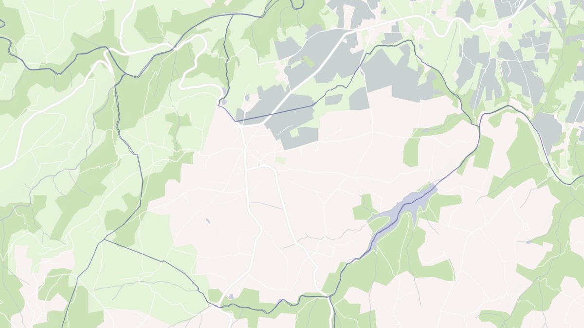 Aperçu cartographique de Saint-Jeure-d'Ay, centré sur la commune