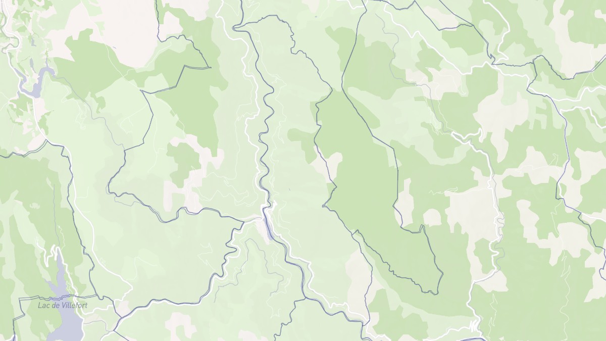 Aperçu cartographique de Sainte-Marguerite-Lafigère, centré sur la commune